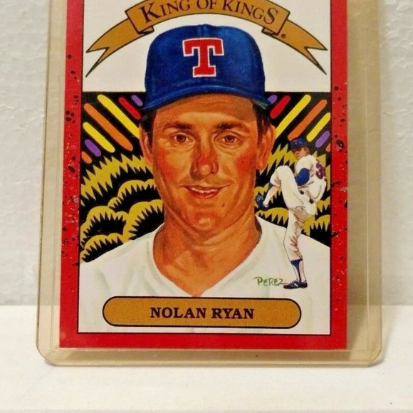 Nolan Ryan ERROR 1990 Donruss Texas Rangers Card #665 Baseball/Error Card (#65… - Picture 5 of 11